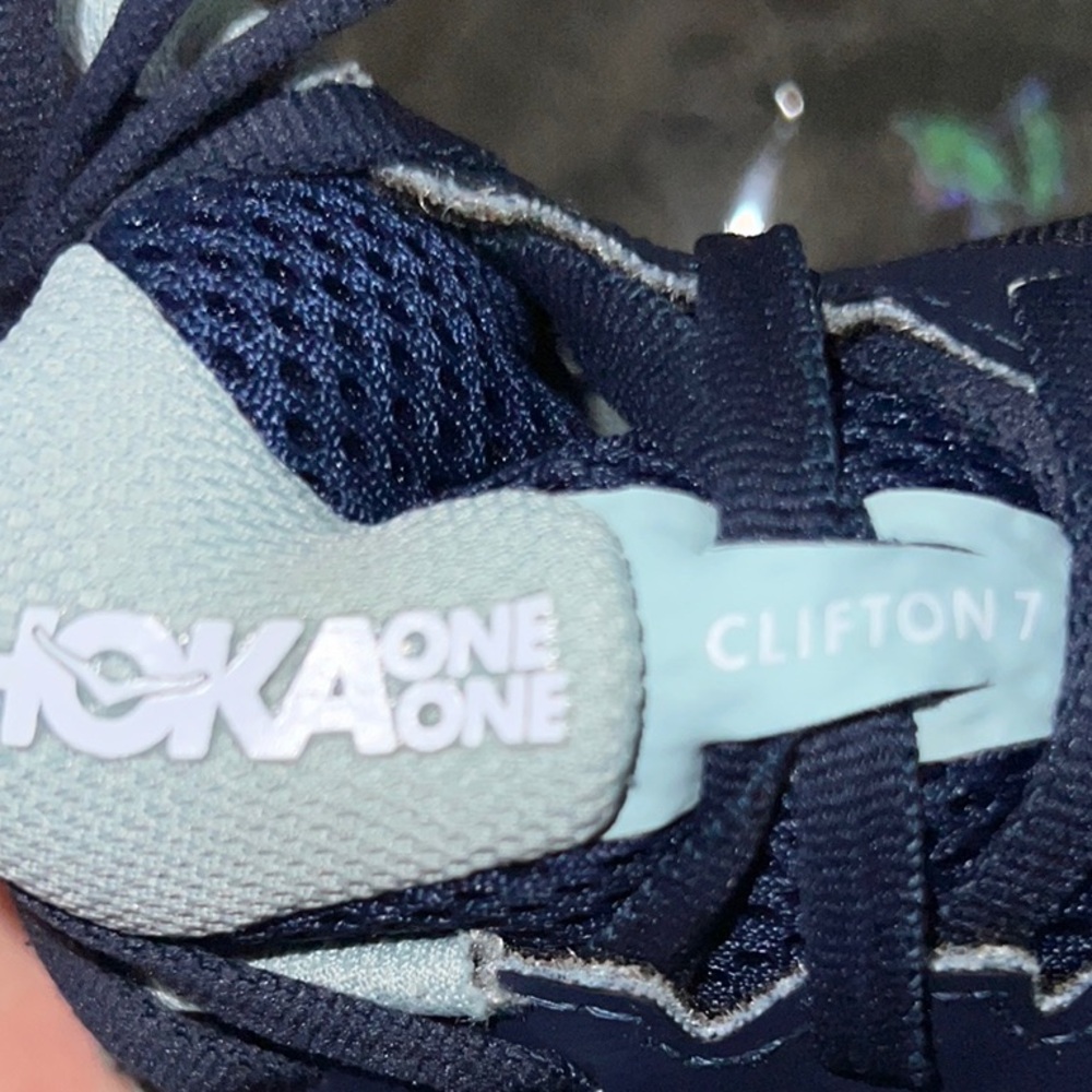 Hoka Orange and blue Clifton 7 (1st pic is a stock photo) - Picture 8 of 8